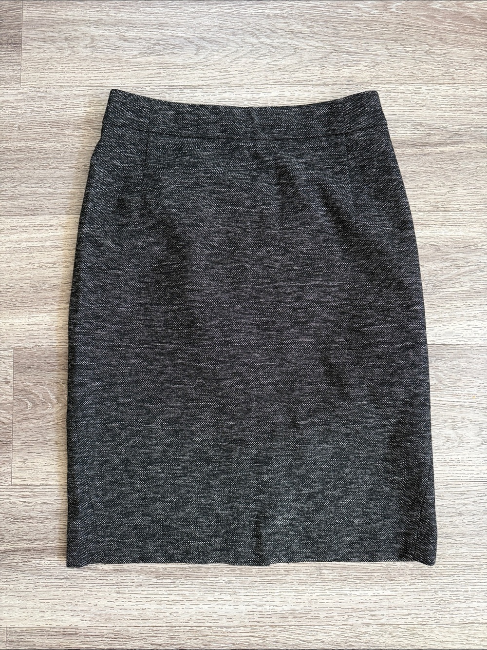 Theory Dark Gray  Pencil Skirt Skinny Virgin Wool Work Classic size 8